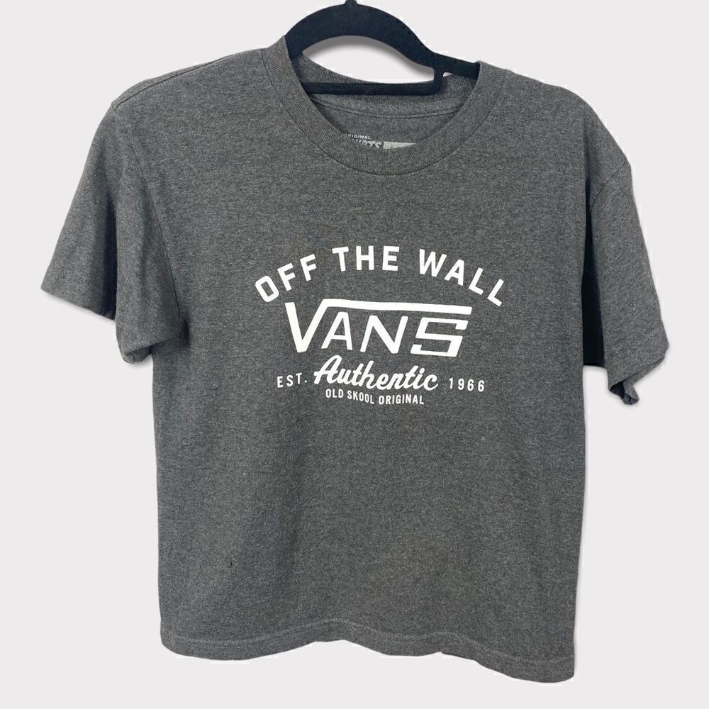 Vans Tee Grey Graphic Boys Shirt